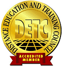 Accredited member of DETC - Distance Education and Training Council